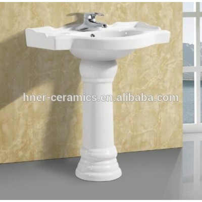 Excellent Ceramic Style Pedestal Wash Basin with Reasonable Price